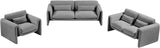 Stylus 86" Boucle Fabric Upholstered Sofa