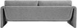 Stylus 86" Boucle Fabric Upholstered Sofa