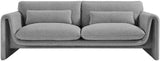 Stylus 86" Boucle Fabric Upholstered Sofa