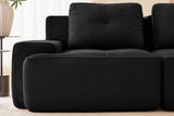 CORDELIA 117" 3-Seater Sofa with 2 Ottomans
