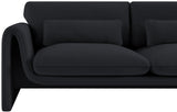 Sloan Velvet Loveseat - Elegant Contemporary Design with Plush Comfort for Your Living Room Retreat