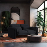 Sloan Velvet Loveseat - Elegant Contemporary Design with Plush Comfort for Your Living Room Retreat