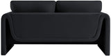 Sloan Velvet Loveseat - Elegant Contemporary Design with Plush Comfort for Your Living Room Retreat