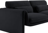 Sloan Velvet Loveseat - Elegant Contemporary Design with Plush Comfort for Your Living Room Retreat