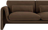 Sloan Velvet Loveseat - Elegant Contemporary Design with Plush Comfort for Your Living Room Retreat