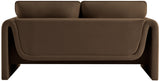 Sloan Velvet Loveseat - Elegant Contemporary Design with Plush Comfort for Your Living Room Retreat