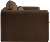 Sloan Velvet Loveseat - Elegant Contemporary Design with Plush Comfort for Your Living Room Retreat
