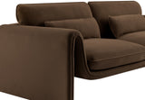 Sloan Velvet Loveseat - Elegant Contemporary Design with Plush Comfort for Your Living Room Retreat