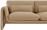 Sloan Velvet Loveseat - Elegant Contemporary Design with Plush Comfort for Your Living Room Retreat