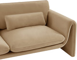 Sloan Velvet Loveseat - Elegant Contemporary Design with Plush Comfort for Your Living Room Retreat