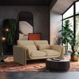 Sloan Velvet Loveseat - Elegant Contemporary Design with Plush Comfort for Your Living Room Retreat