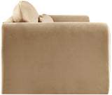 Sloan Velvet Loveseat - Elegant Contemporary Design with Plush Comfort for Your Living Room Retreat