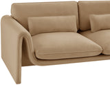 Sloan Velvet Loveseat - Elegant Contemporary Design with Plush Comfort for Your Living Room Retreat