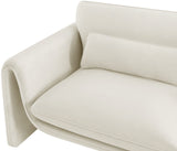Sloan Velvet Loveseat - Elegant Contemporary Design with Plush Comfort for Your Living Room Retreat