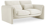 Sloan Velvet Loveseat - Elegant Contemporary Design with Plush Comfort for Your Living Room Retreat
