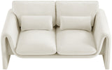 Sloan Velvet Loveseat - Elegant Contemporary Design with Plush Comfort for Your Living Room Retreat
