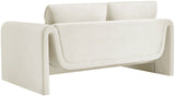 Sloan Velvet Loveseat - Elegant Contemporary Design with Plush Comfort for Your Living Room Retreat