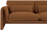 Sloan Velvet Loveseat - Elegant Contemporary Design with Plush Comfort for Your Living Room Retreat