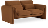 Sloan Velvet Loveseat - Elegant Contemporary Design with Plush Comfort for Your Living Room Retreat