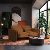 Sloan Velvet Loveseat - Elegant Contemporary Design with Plush Comfort for Your Living Room Retreat