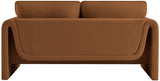 Sloan Velvet Loveseat - Elegant Contemporary Design with Plush Comfort for Your Living Room Retreat