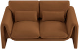 Sloan Velvet Loveseat - Elegant Contemporary Design with Plush Comfort for Your Living Room Retreat