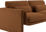 Sloan Velvet Loveseat - Elegant Contemporary Design with Plush Comfort for Your Living Room Retreat