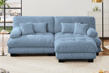 CLOUDIES 94" Loveseat with 1 Ottoman