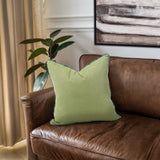 20 x 20 Outdoor Pillow with Dec Cord- Seascape Moss- Poly Insert