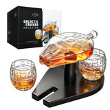 Galactic Cruiser Birthday Gifts for Men Dad, Galaxy Spaceship Whiskey Decanter Sets