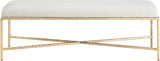 Valley - Bench With Gold Frame