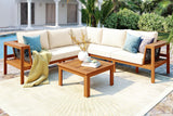 DAXOR 4 Pieces Outdoor Sofa