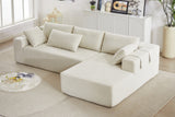 NOUVA 108" Chenille Right Chaise Sectional