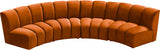Infinity - 4 Piece Velvet Modular Sectional