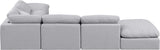 Indulge - Linen 6 Piece Modular Armless Sectional