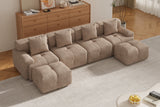NEXO 135" 4-Seater Sofa with 2 Ottomans