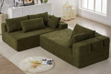 NOUVA 108" Chenille Left Chaise Sectional