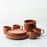 Svelte Terracotta 16pc Dinnerware Set