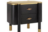 KALVO 2 Drawers Nightstand