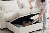 PERTH 86" Loveseat with 1 Ottoman