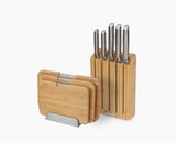 2-piece Bamboo Chopping Board & Knives set