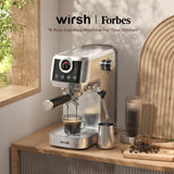 Wirsh Home Barista Plus Espresso Machine + Geimori GU38 Single Dose Coffee Grinder