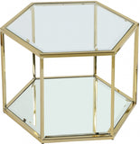Sei Glass Modular Coffee Table with Mirrored Base - Elevate Your Space with Stylish Versatility!