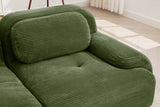 MIA 117'' 3-Seater Sofa with 3 Ottomans