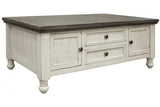 4 Drawer Cocktail Table | Farmhouse Chic Stone Collection
