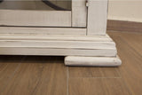 4 Glass Doors 3 Drawers Console - Solid Pine Wood Bonanza