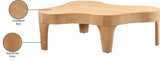 Oakley Coffee Table - Elegant Solid Oak Art Deco Design for Timeless Home Style and Durability