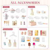 ROBUD Wooden Kids Kitchen PlaySet Series -Pink