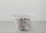 Formentera Dining Table - Elegant Handcrafted Marble Design with Unique Shape for Modern Spaces