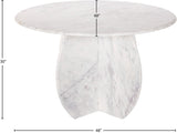 Formentera Dining Table - Elegant Handcrafted Marble Design with Unique Shape for Modern Spaces